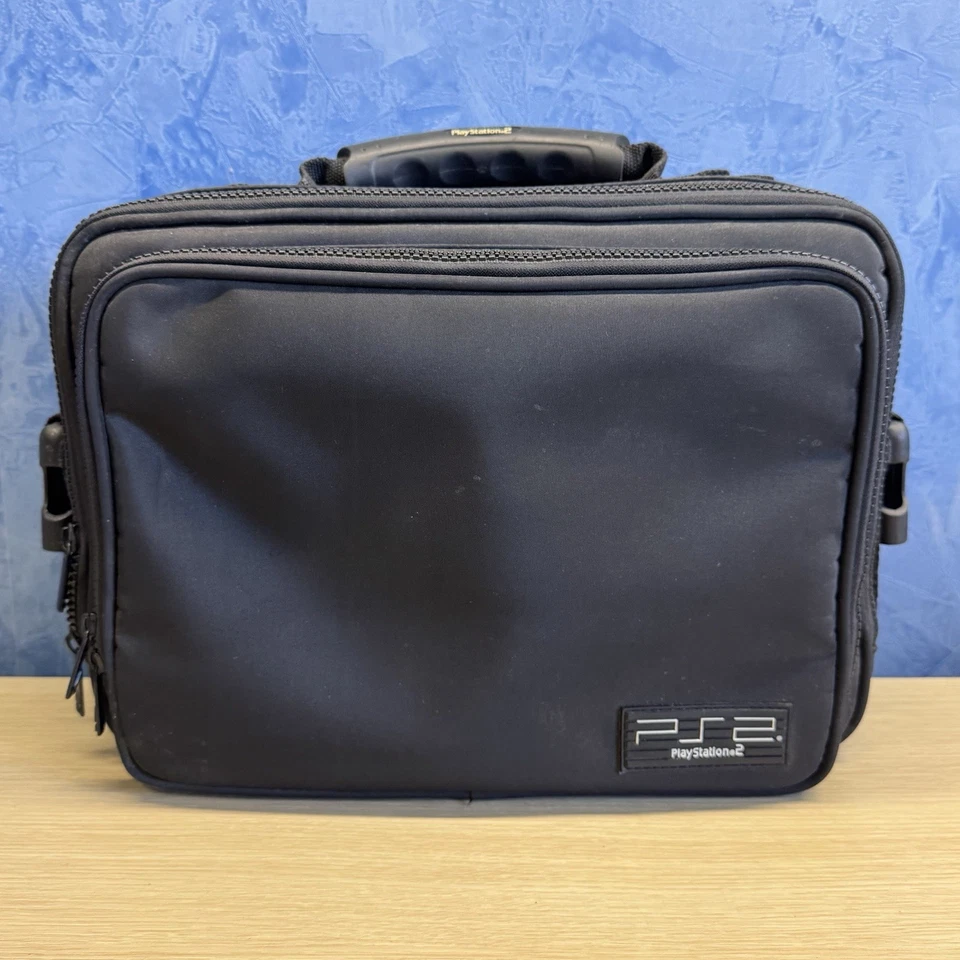 Official PlayStation 2 Console Carry Travel Bag Case Original Borsa PS2 Sony - Immagine 2 di 4