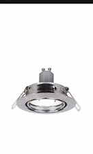 10 x Ceiling Downlight IP20 Chrome Effect Adjustable 230lm LED Light 3.8W