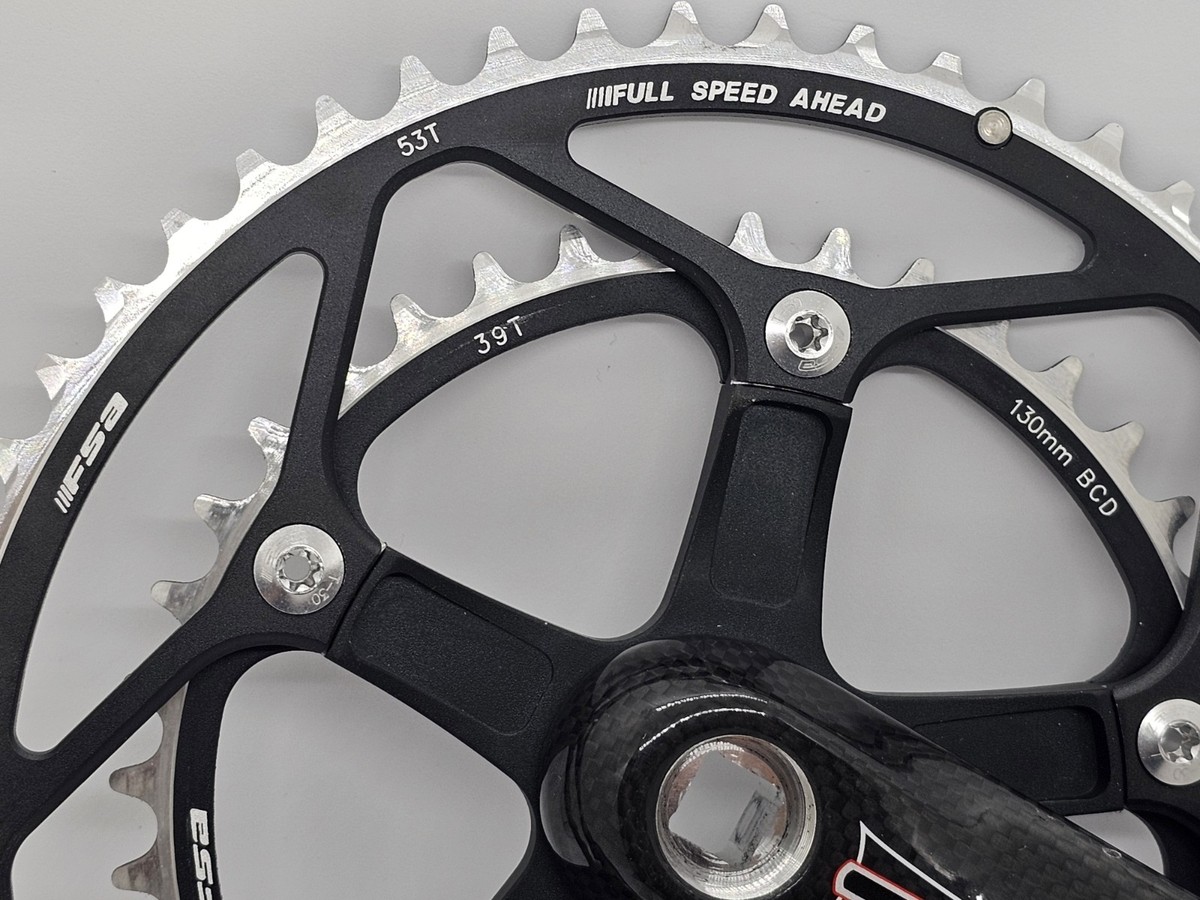 FSA Carbon Pro Team Issue Crankset, 170mm, 53/39T, Square Taper
