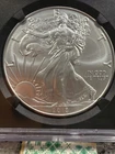 2018 $1 AMERICAN SILVER EAGLE NGC MS70 FIRST RELEASES BALD EAGLE LABEL 030126