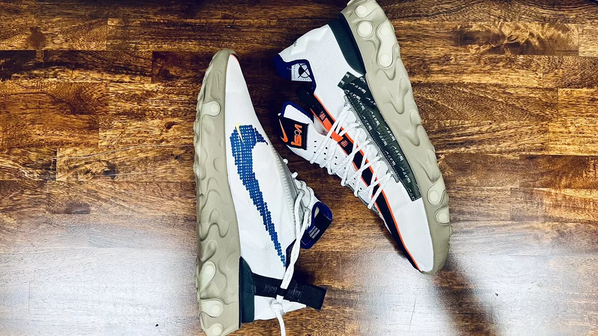 Nike ispa cheap react low white