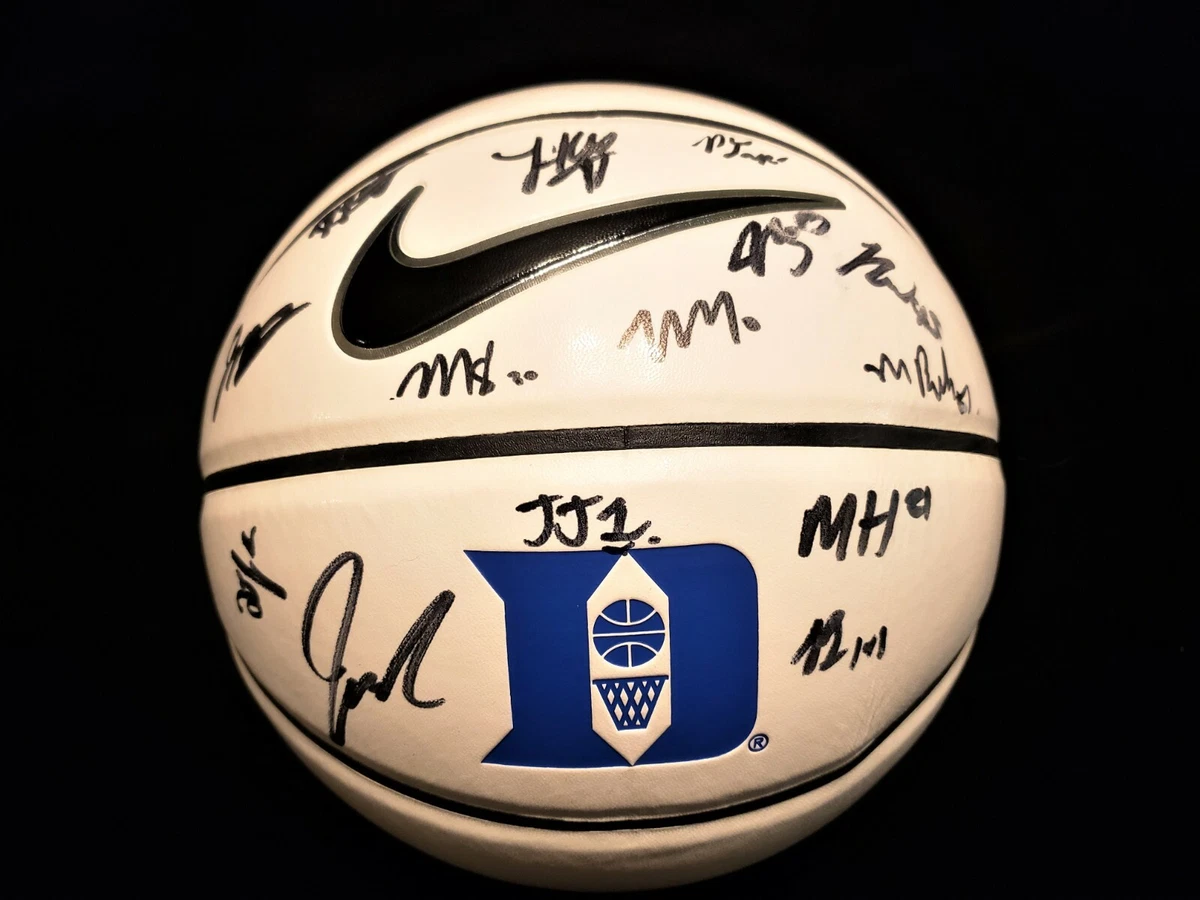 Duke autographed basketball sales