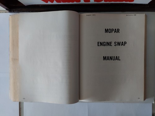 Vtg 1978 Direct Connection Racing Manual #P4007933 Service Guide Chrysler Corp. - Foto 21 di 24