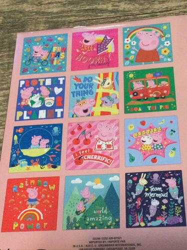 Peppa Pig 2022 16 Month Wall Calendar Brand New - Picture 9 of 12