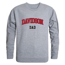 Davidson College Wildcats Dad Crewneck Sweatshirt Sweater