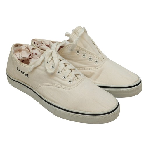 Poll-Parrot 1900s Antique Childs WHITE Leather Side Button Shoes