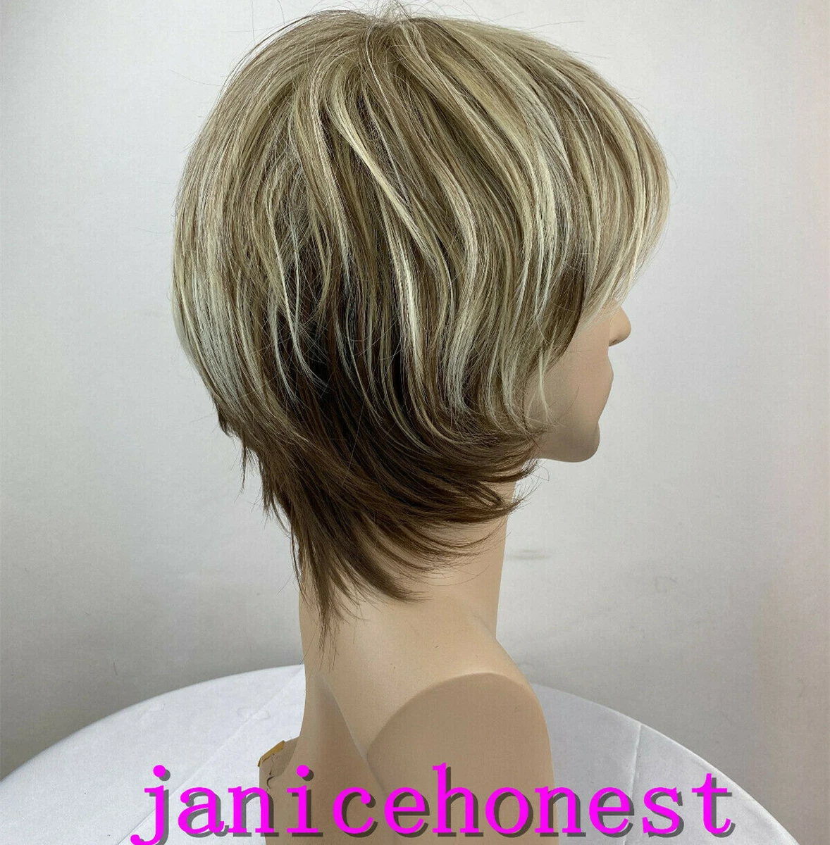 Short stacked bob wigs deals