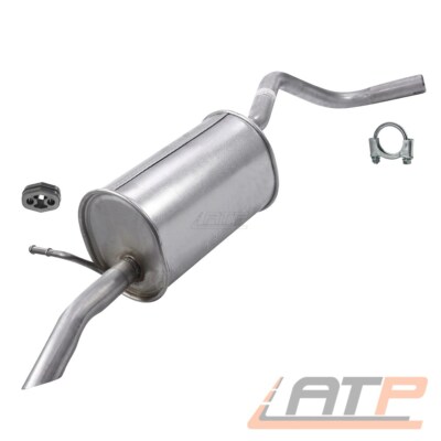 ENDSCHALLDÄMPFER SCHALLDÄMPFER FÜR VW FOX 5Z 1.2 BJ 05-11