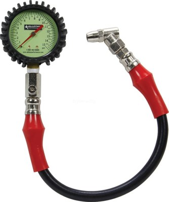 #ad Tire Air Pressure Gauge Glow in the Dark 0 15 psi 2 1 4quot; Diameter Dirt Modified $41.95