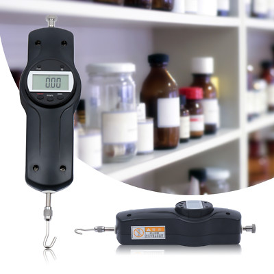 Digital Force Gauge Push & Pull Force Meter Tester Dynamometer Tool 110LBS USA