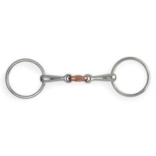 Shires Loose Ring Copper Lozenge Snaffle