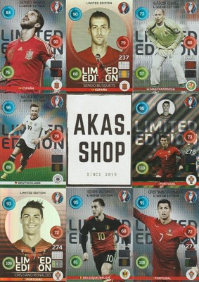 Limited Edition 2016 PANINI UEFA Euro Adrenalyn XL EM Classic Hero Foil to pick