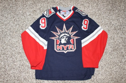 CCM WAYNE GRETZKY 99 NEW YORK RANGERS LIBERTY JERSEY M MIC Canadian SEWN VTG - Picture 2 of 6