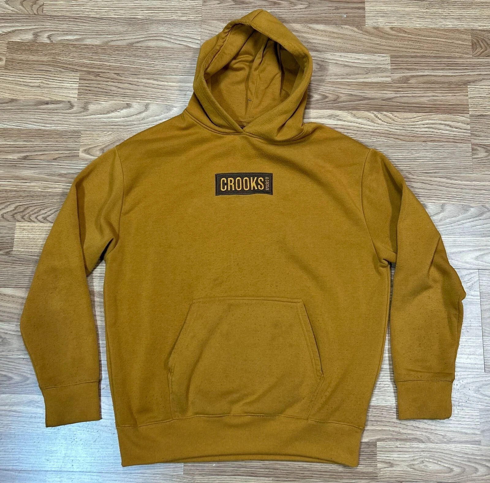 Sweat à capuche graphique Crooks & Castles Medusa   Homme M   Marron   Sweat lourd   Neuf avec étiquette