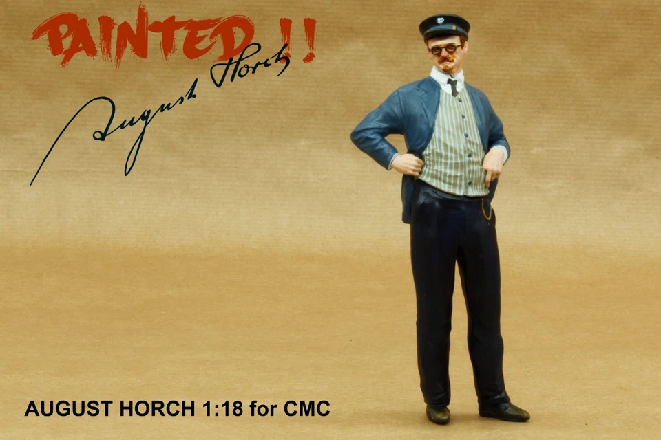 August Horch VERNICIATA per CMC MINICHAMPS AUTOART SUN STAR 1:18 - Immagine 2 di 4