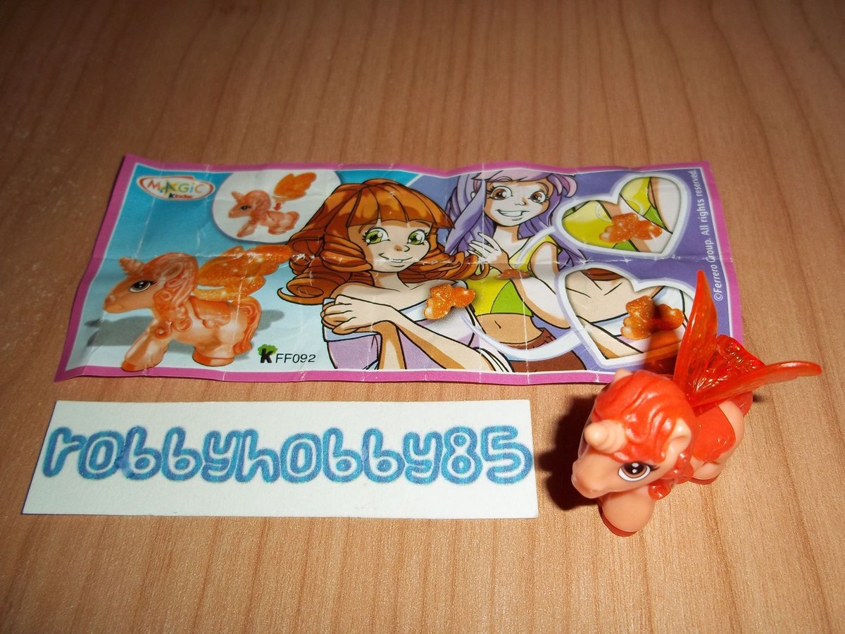FF090 Licorne Rose + BPZ Kinder Surprise Italie 2014/2015