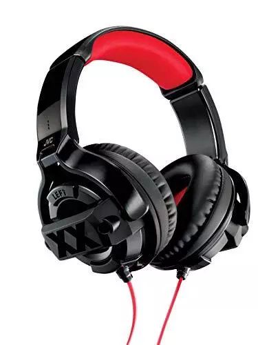 JVC HA XM20X XX Series Sealed Headphones Black Red Kenwood
