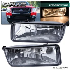 Fit For Ford Explorer 2006-2010 Clear Lens Pair Bumper Driving Fog Light Lamp
