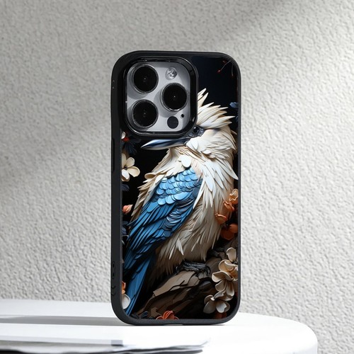 For Samsung A15 A16 S23 S24 S25 Ultra FE Hybrid Cases Australian Kookaburra bird - 第 7/25 張圖片
