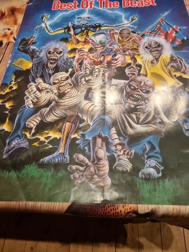 iron maiden poster best of the beast 1996 record shop promotions poster - Imagen 10 de 12