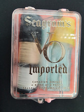 SEAGRAMS VO VINTAGE GIVEAWAY SEWING TRAVEL KIT THIMBLE THREAD NEEDLES DISTILLERY