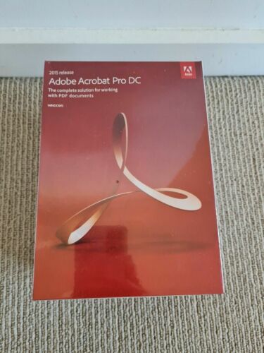Office & Business Adobe Acrobat Pro DC 2015 for Windows DVD AU store on Sale - Picture 1 of 1