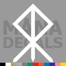 Courage Rune Vinyl Die Cut Decal Sticker - Norse Viking Binding