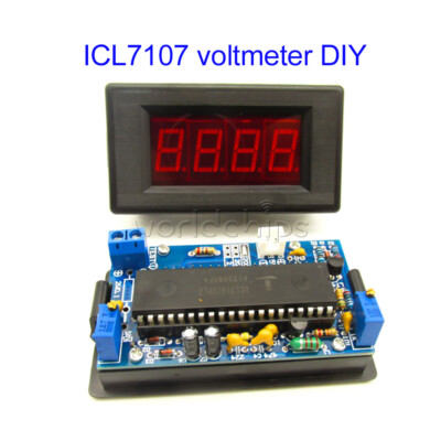 ICL7107 DC 5V Voltmeter DIY Kit DIY Loose Parts Board Voltage Meter Tester New