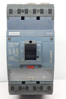 SIEMENS 3VT3 3 POLE 630 AMPS 3VT3763-2AA36-0AA0 CIRCUIT BREAKER