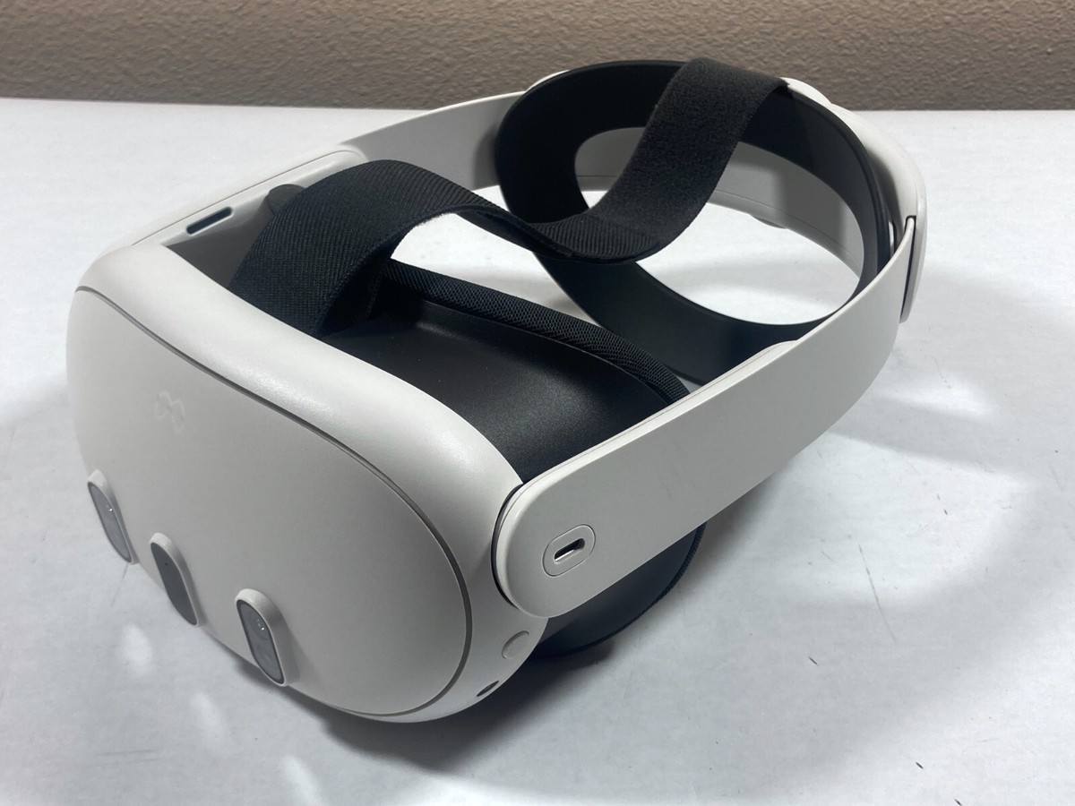 Meta Quest 3 128GB VR Headset Only With Pro Strap | eBay 