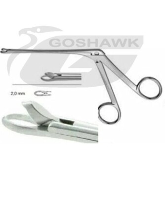 Weil Blakesley Nasal Forceps 11.5 cm Straight 2mm Through-Cut E.N.T Instruments