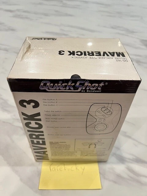 QuickShot Maverick 3 Joystick for Sega Genesis + Mega Drive - NEW SEALED RARE! - Image 2 of 2
