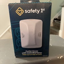 Safety 1st Outlet Cover with Cord Shortener for Baby Proofing New Open Box