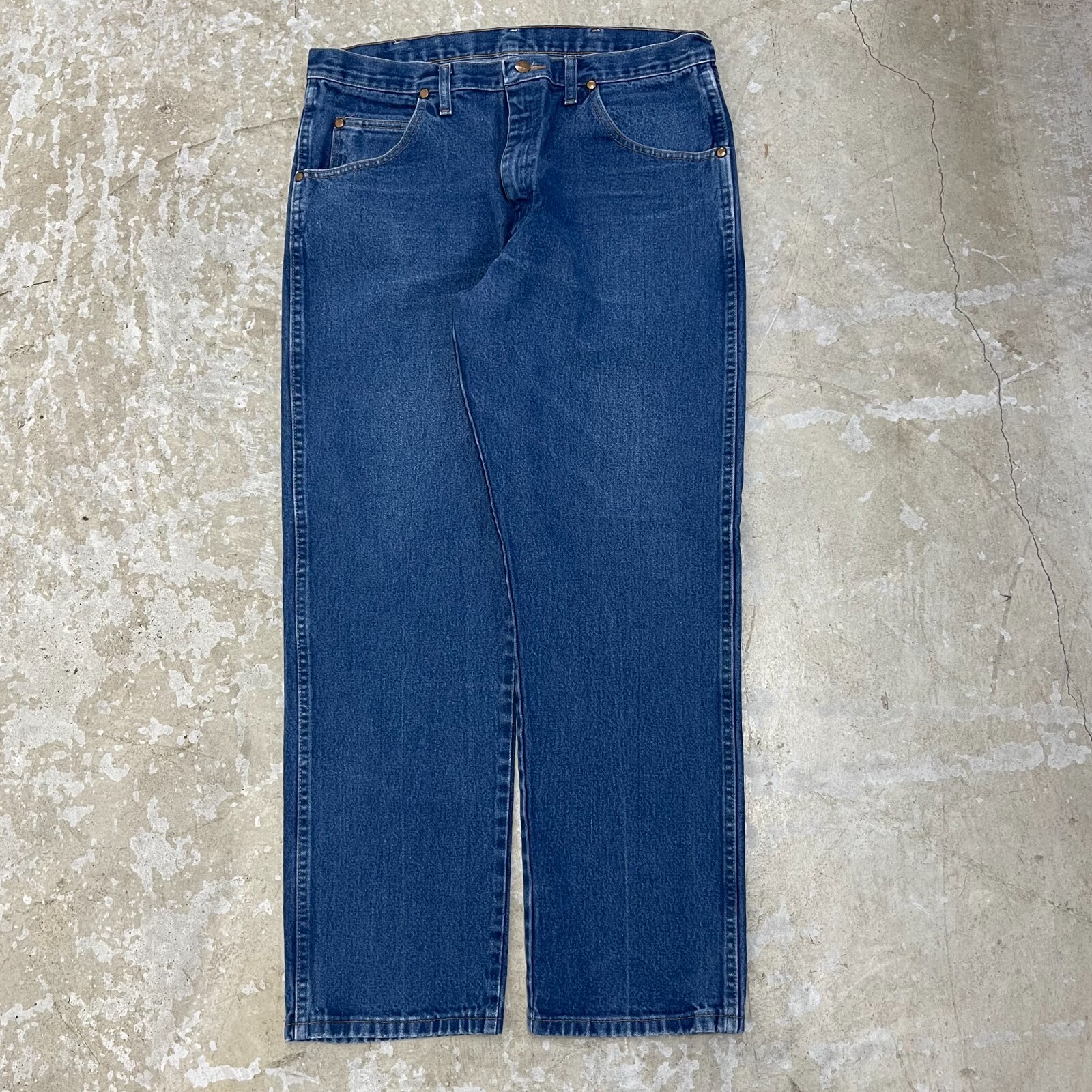 Mens 36x31 Blue Pants 31mwz Relaxed Fit Western Denim Tag 36