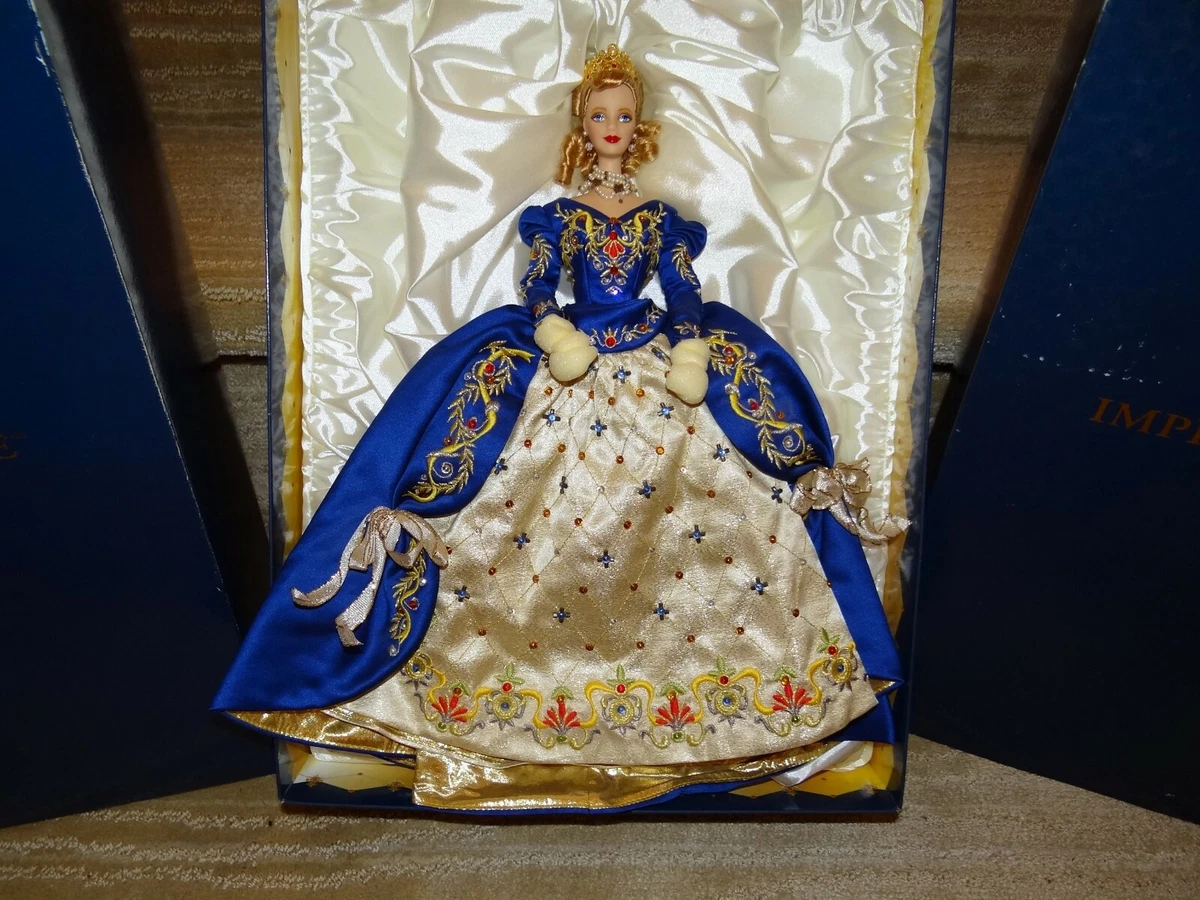 1998 Faberge Imperial Elegance BARBIE Doll NIB with Egg Diamond