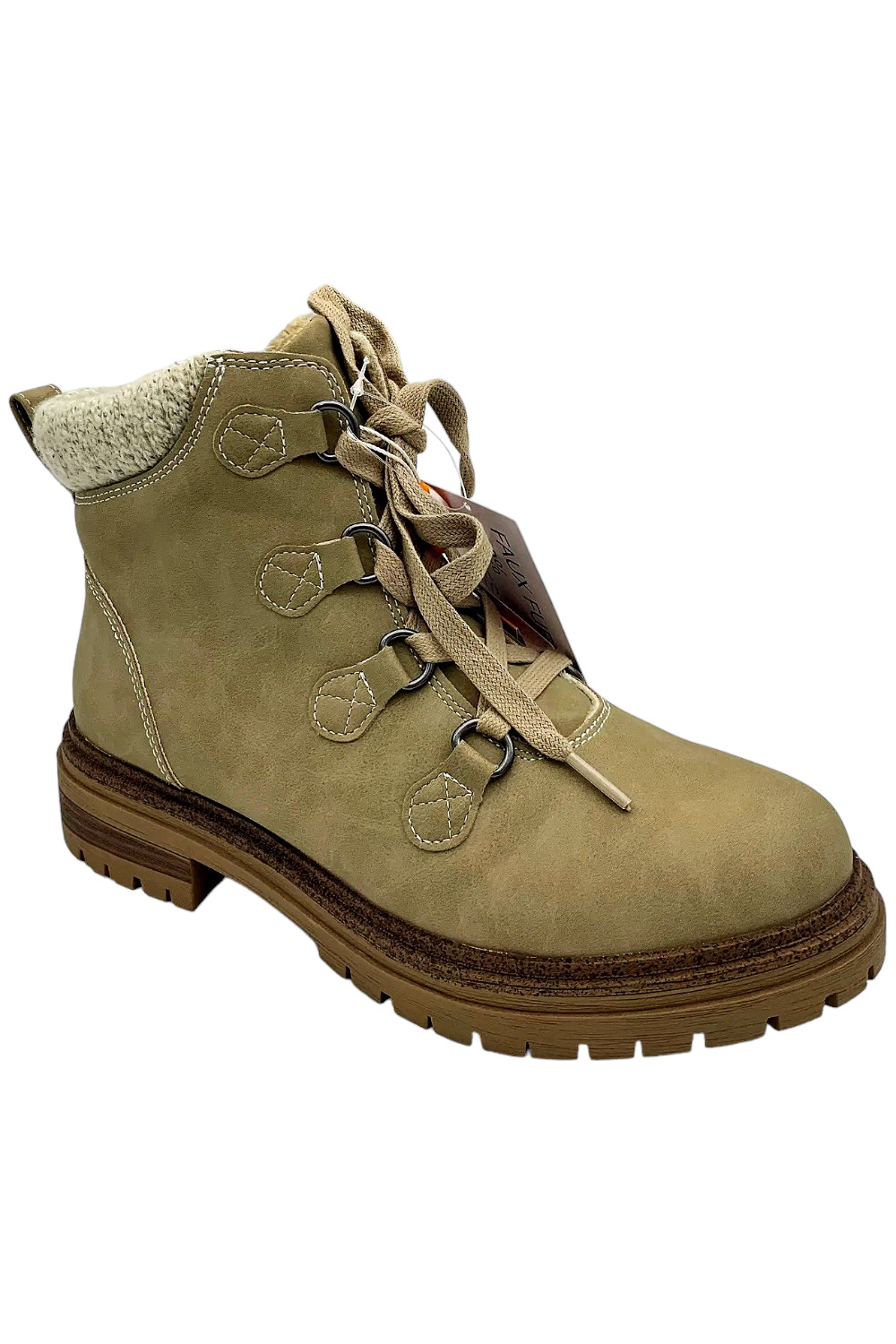 Спортивные женские водонепроницаемые ботильоны Cady на шнуровке темно-серого цвета