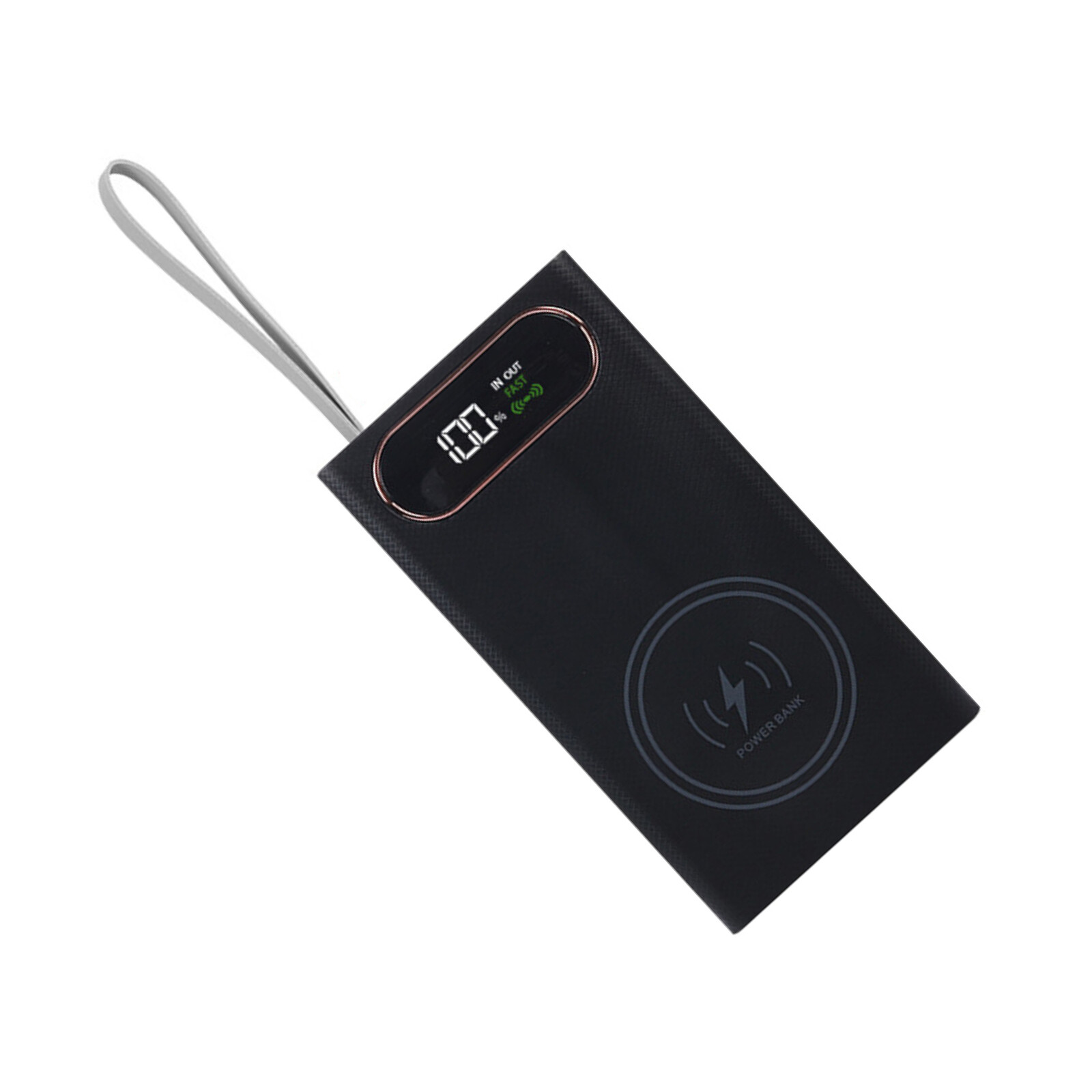 12-Slot 18650 DIY Power Bank Kit with 15W Wireless Charging  