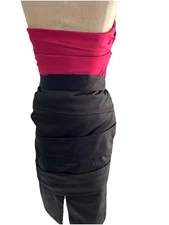 White and Black cocktail woman dress