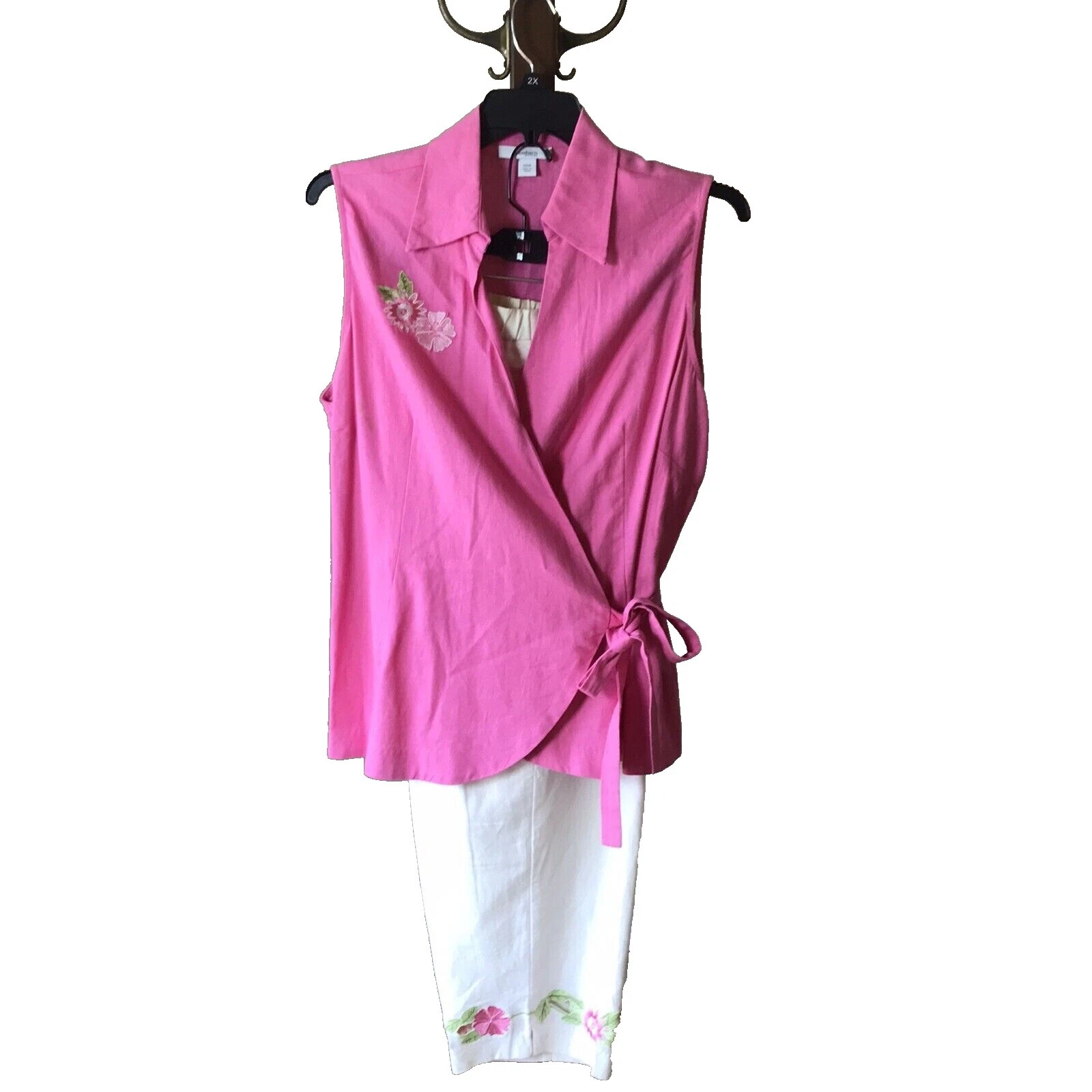 Trajes Dressbarn Blanco Floral & Suit Separates para Mujeres