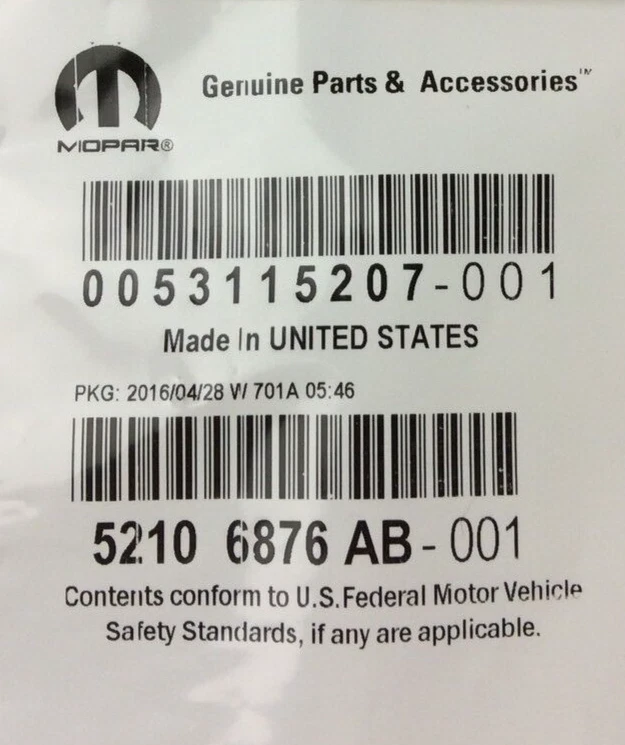 Dodge Ram 3500 2003-2018 tapa central de cubo de rueda delantera doble cromo nuevo OEM Foto 3 de 3