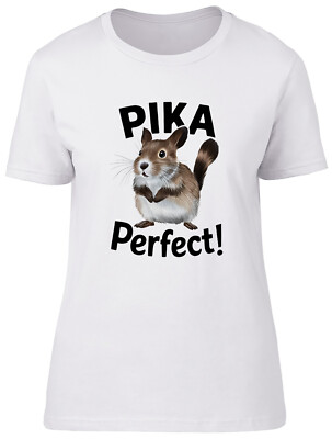 Pika Perfect Damen T-Shirt Bergtier Nager Damen Geschenk Tee