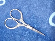 Antique/Vintage Embroidery Scissors Made In USA Engraved Designs