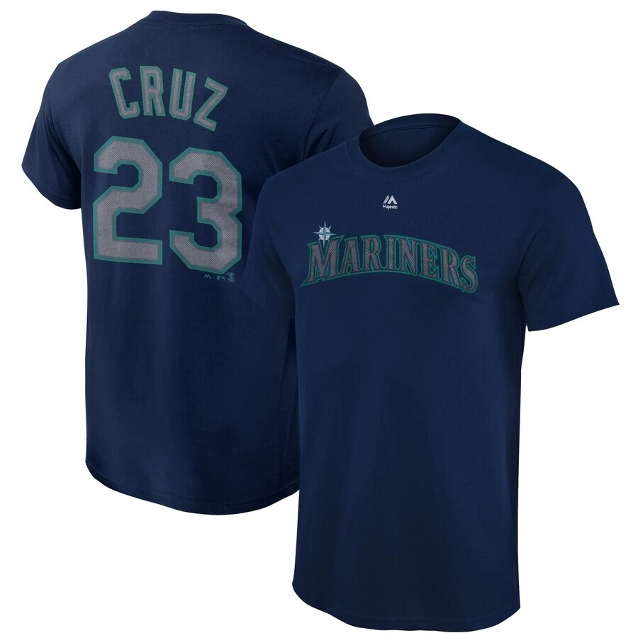 Nelson Cruz Boomstick Seattle Mariners Majestic 2018 Players' Weekend  Authentic Jersey - Aqua/Light Blue