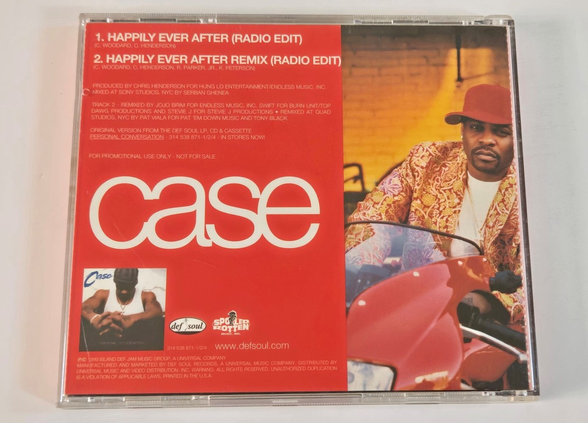 CASE Happily Ever After PROMO CD Single 1999 R&B Def Soul FUNK | eBay