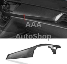 For Cadillac XT6 2020-2024 Carbon Fiber Middle Console Dashboard Panel Trim 1PCS