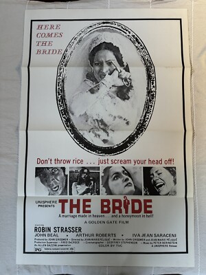 The Bride (The House That Cried Murder) 1973 Original Folded One Sheet Poster