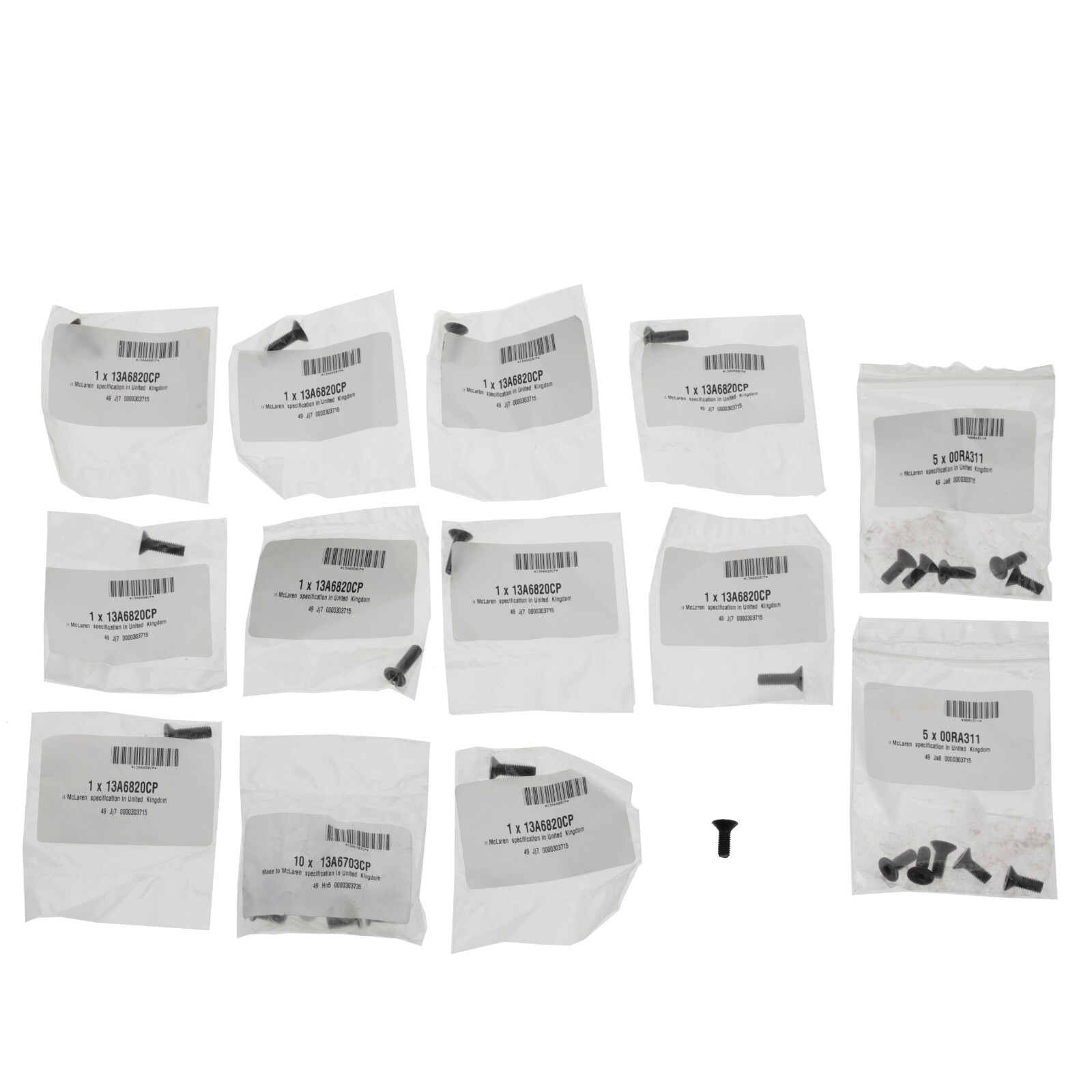 GENUINE MCLAREN SPRT BUMPER PROTECT KIT NEW OEM GENUINE 1213A6685CP
