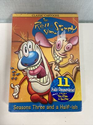 The Ren  Stimpy Show - Seasons Three and a Half-ish (DVD, 2005, 3-Disc Set)-  