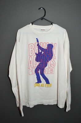 Bryan Adams 1996 You Got That? Loud As Ever Tour Longsleeve Vintage XL