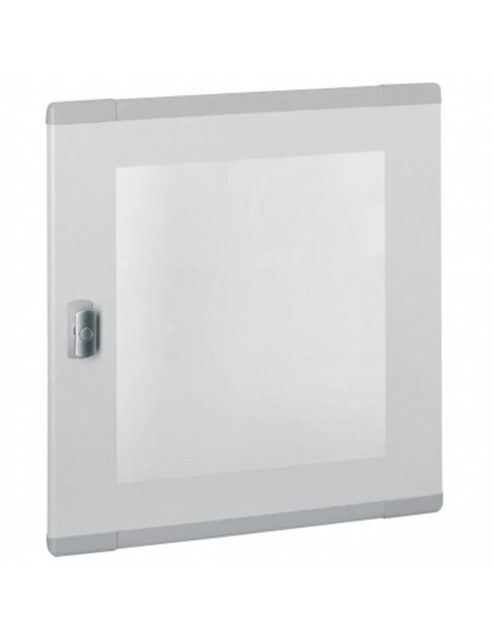 Porte plate vitrée en verre trempé pour armoire haut de gamme XL³160 hauteur 600mm